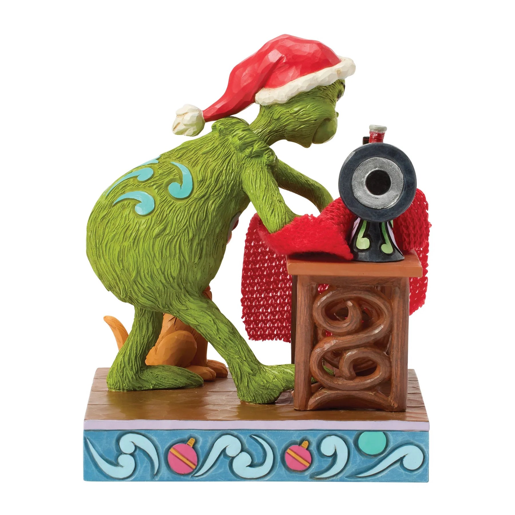Jim Shore - Grinch con macchina da cucire
