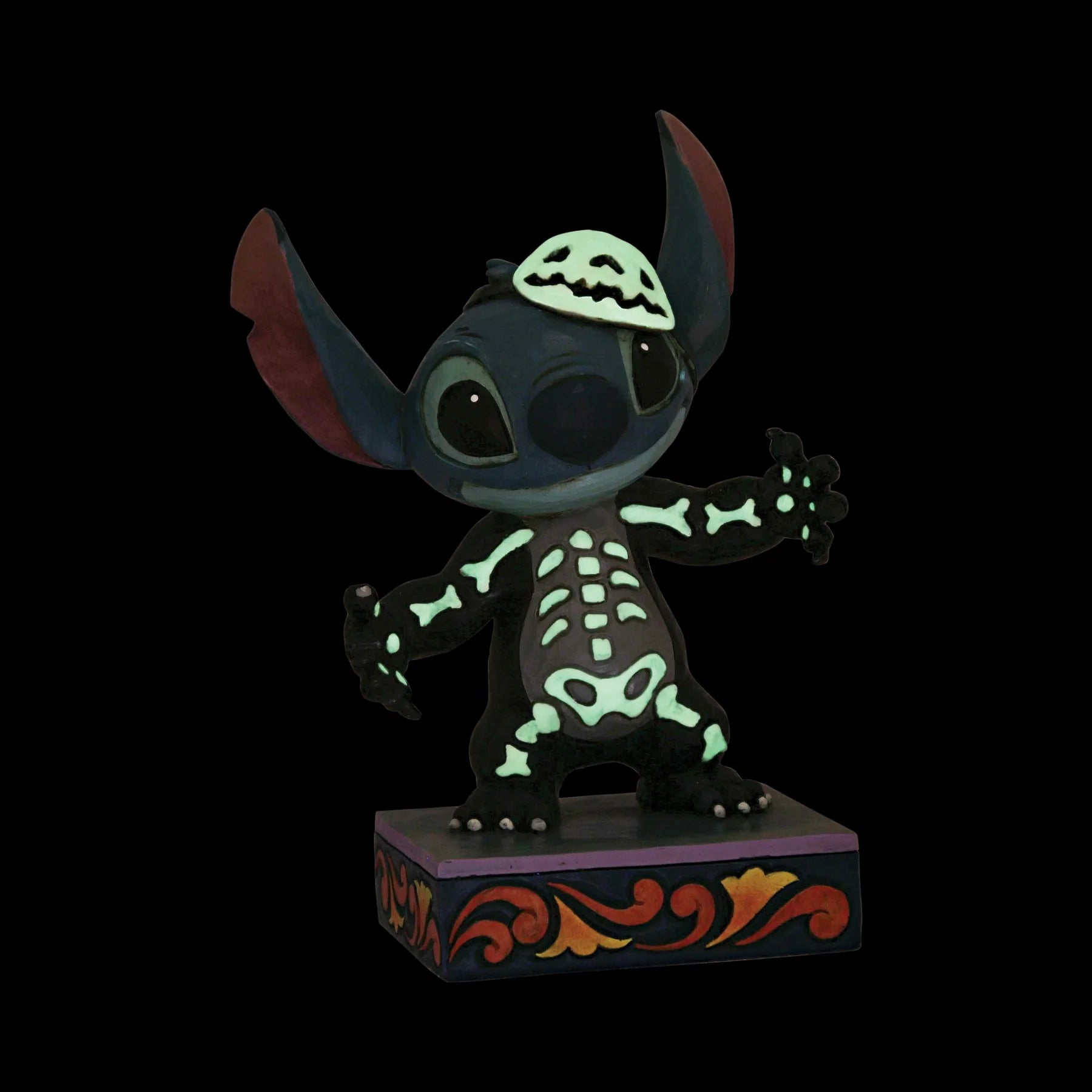 Stitch Halloween Jim Shore illumina al buio
