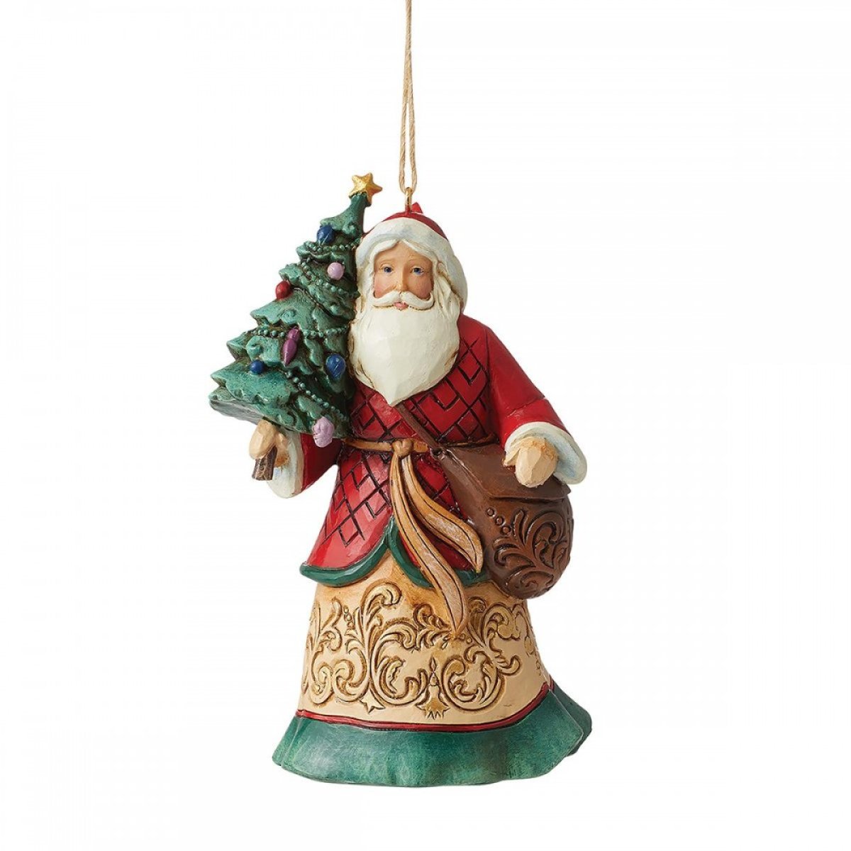 addobbo babbo natale tradizionale jim shore
