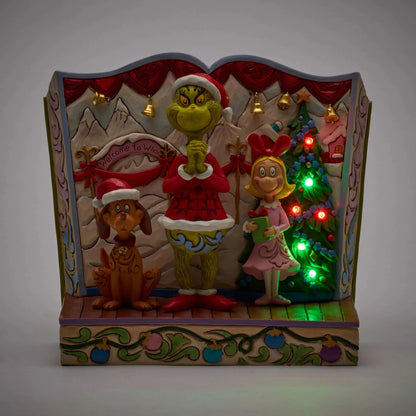Disney Traditions - Grinch Storybook con luci