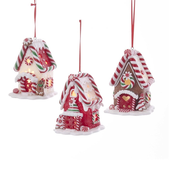 kurt adler gingerbread house decorazione natalizia