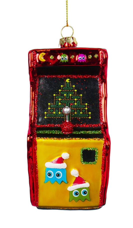 kurt adler addobbo natalizio videogioco arcade pacman