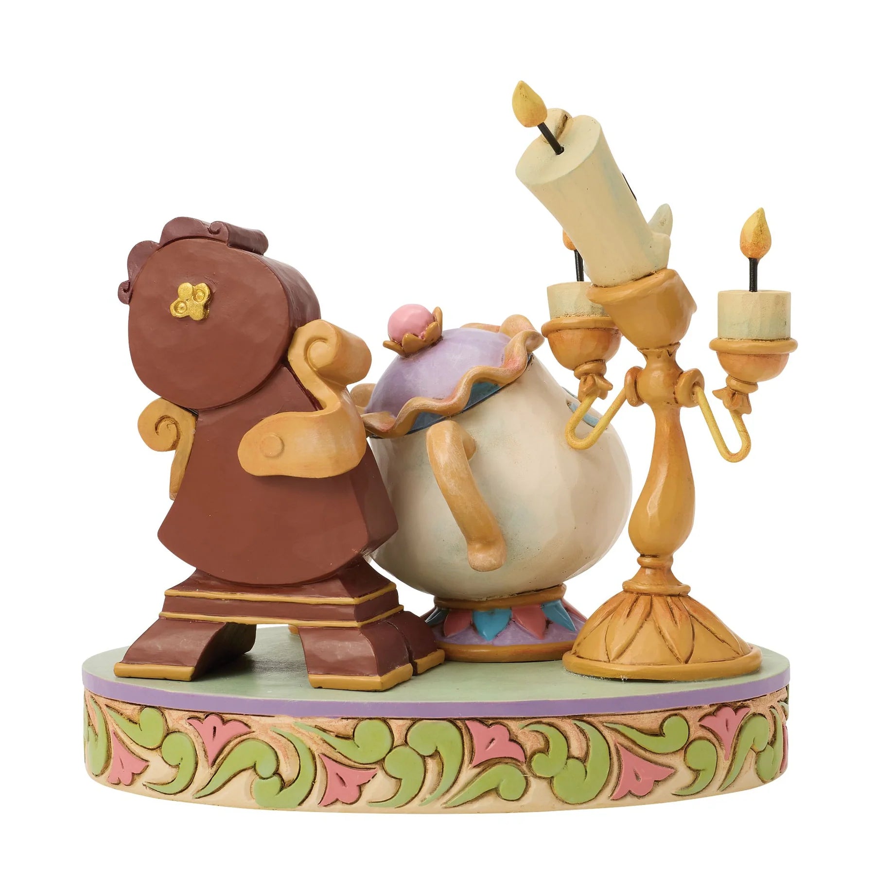 statua da collezione jim shore Disney la bella e la bestia