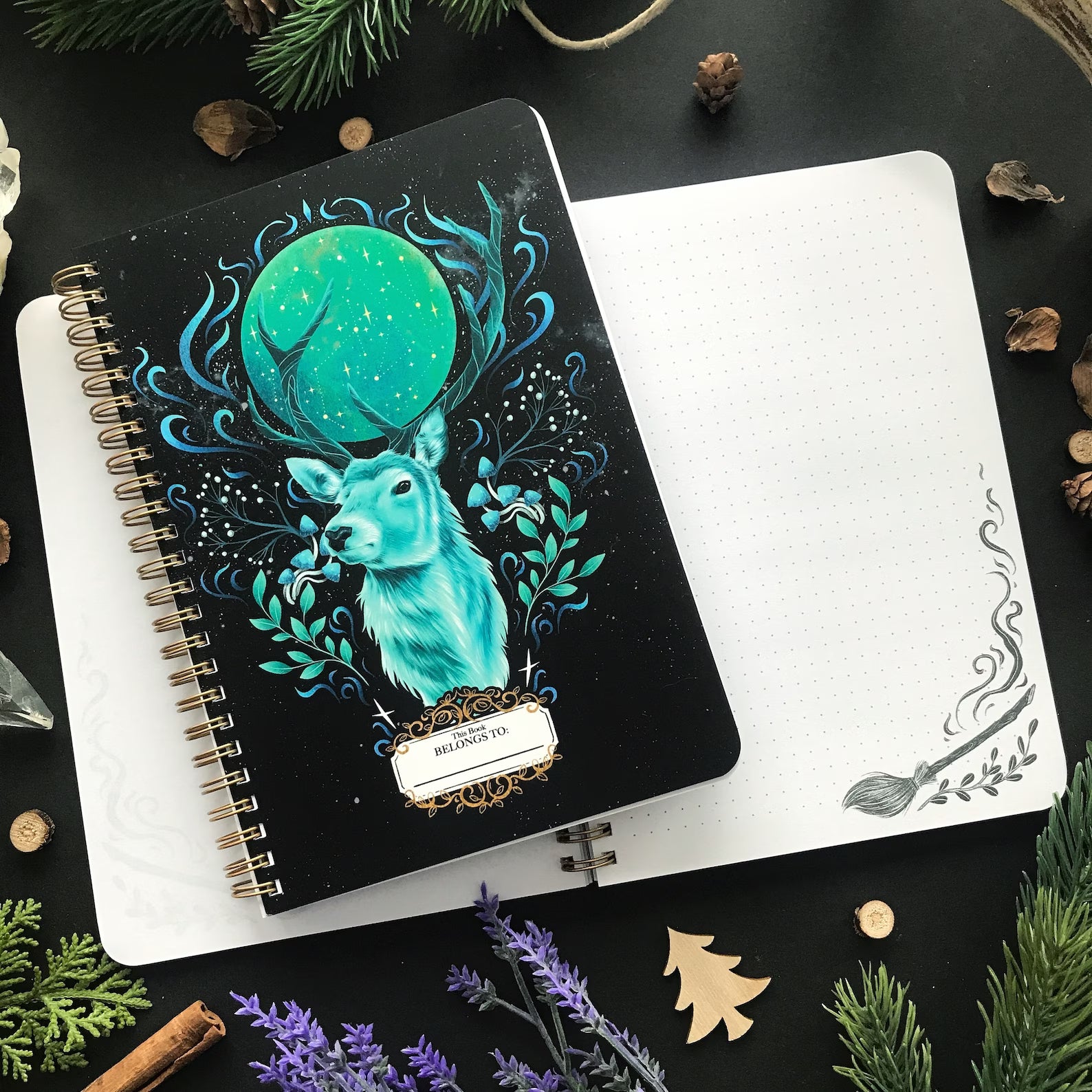 quaderno ad anelli patronus cervo