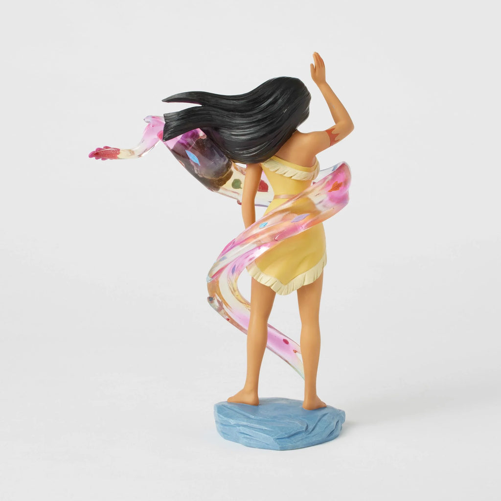 disney statua pocahontas scena del film vento