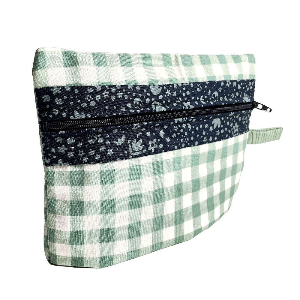 Nemeria - idea regalo pochette in cotone pezzo unico 20x14