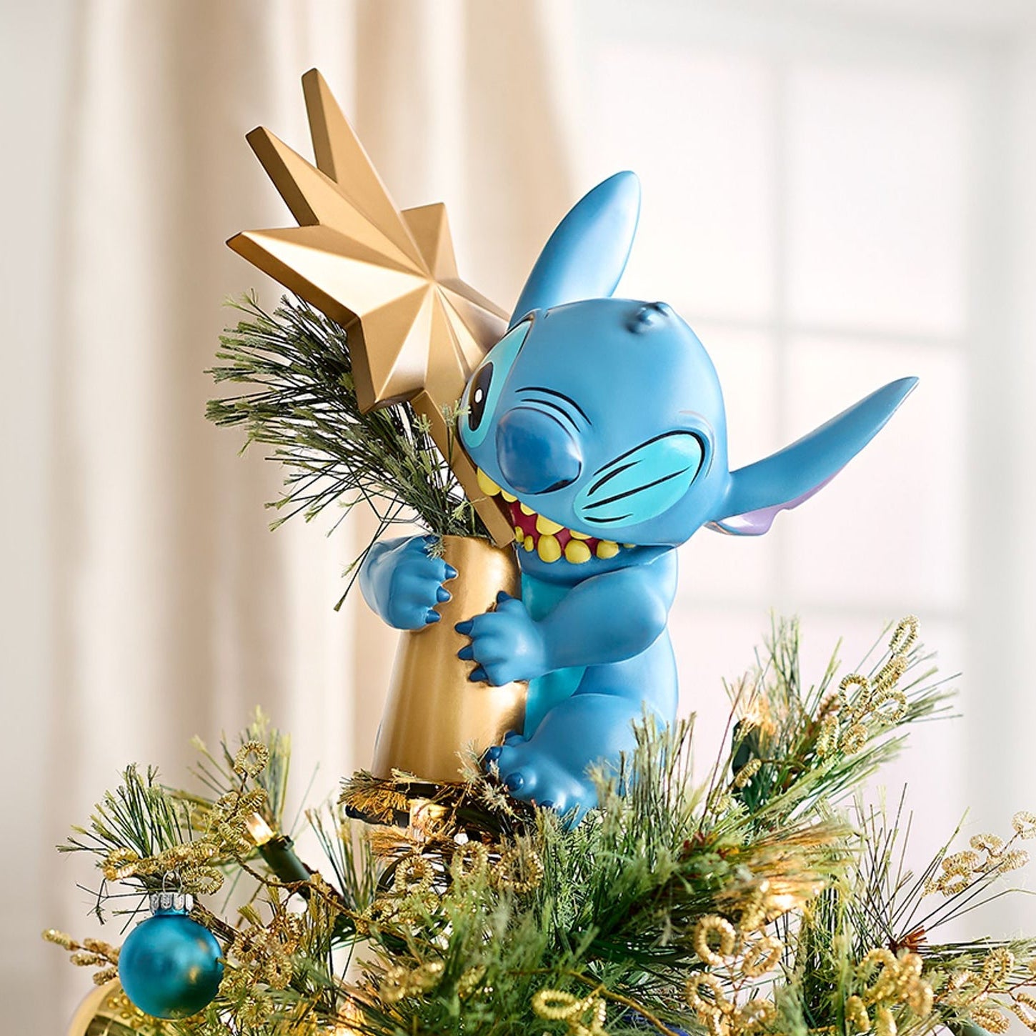 puntale albero disney stitch stella