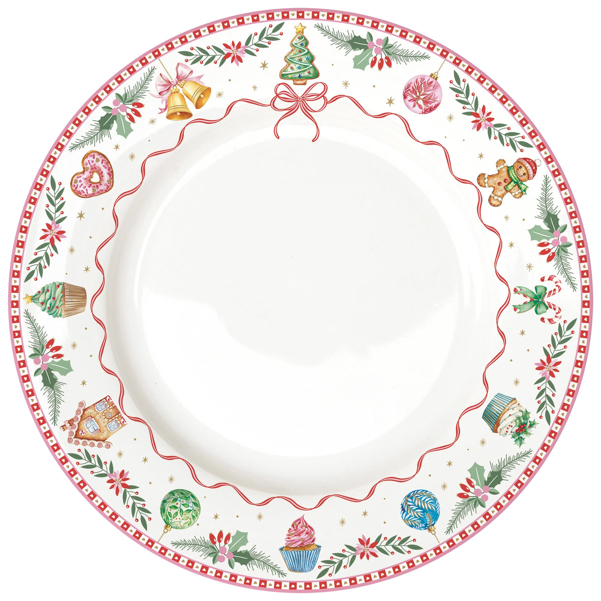 piatto piano sweet christmas  27 cm