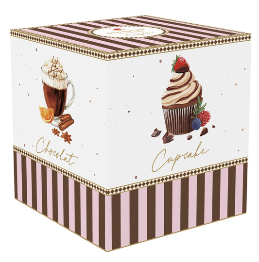 scatola regalo barattolo contenitore retrò cupcake