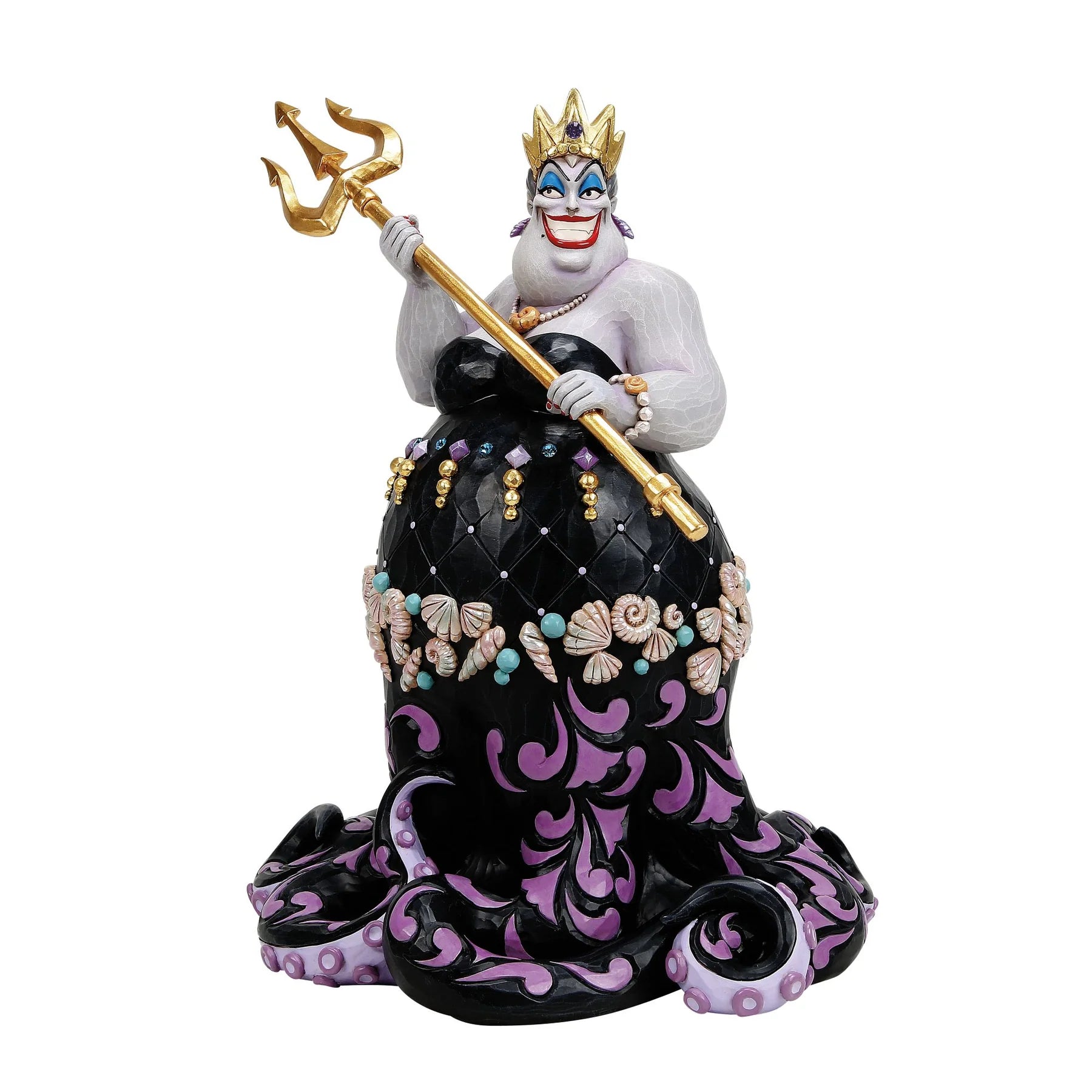 ursula deluxe con tridente jim shore disney