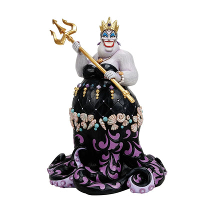 ursula deluxe con tridente jim shore disney