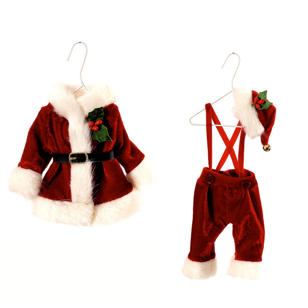 vetur addobbo natalizio vestiti di babbo natale
