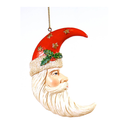 vetur addobbo in resina babbo natale luna