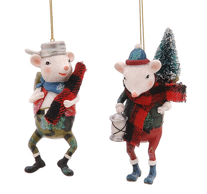 addobbo resina topini escursionisti tartan