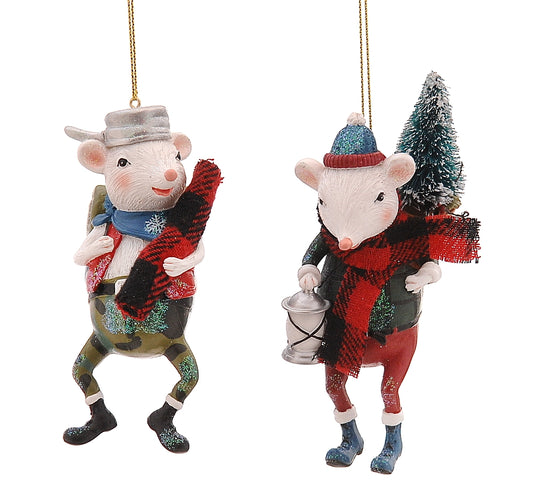 addobbo resina topini escursionisti tartan
