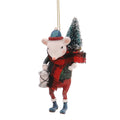topino escursionista montanaro con albero