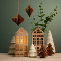 alberi natalizi bianchi ceramica 