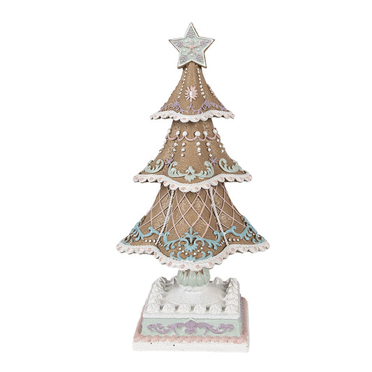 Albero di Natale Pan di Zenzero - Decorazione Natalizia Raffinata