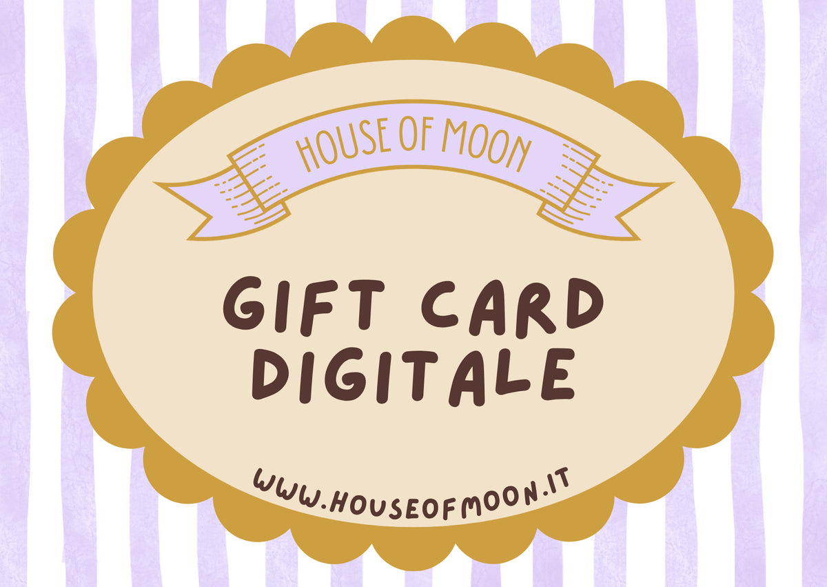Buono regalo digitale House of Moon per decorazioni per la casa e idee regalo, da inviare via email