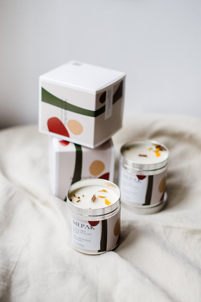 candela profumata artigianale la calathea cera soia