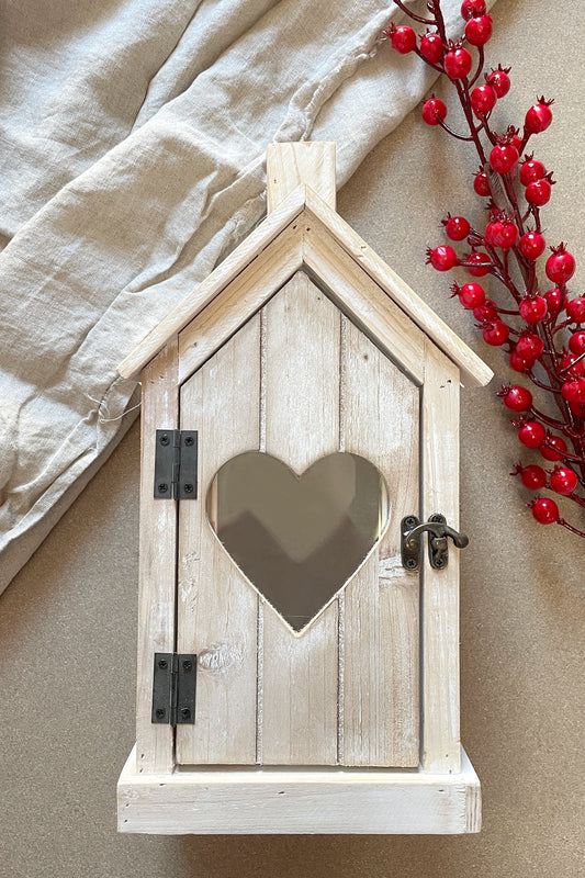 lanterna shabby chic legno