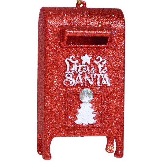 decorazione natalizia cassetta postale babbo natale
