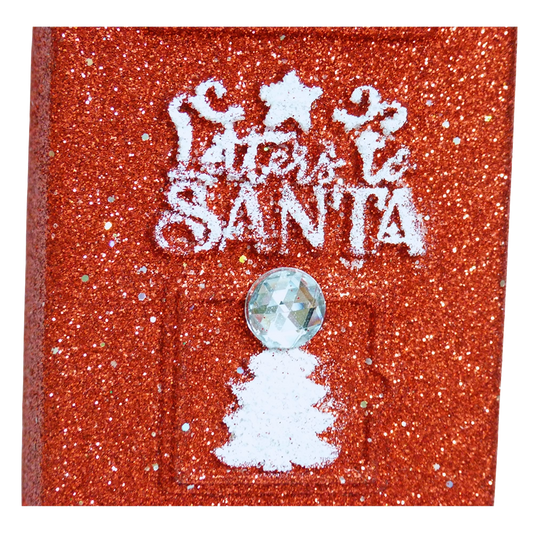 dettaglio cassetta postale babbo natale ornamento