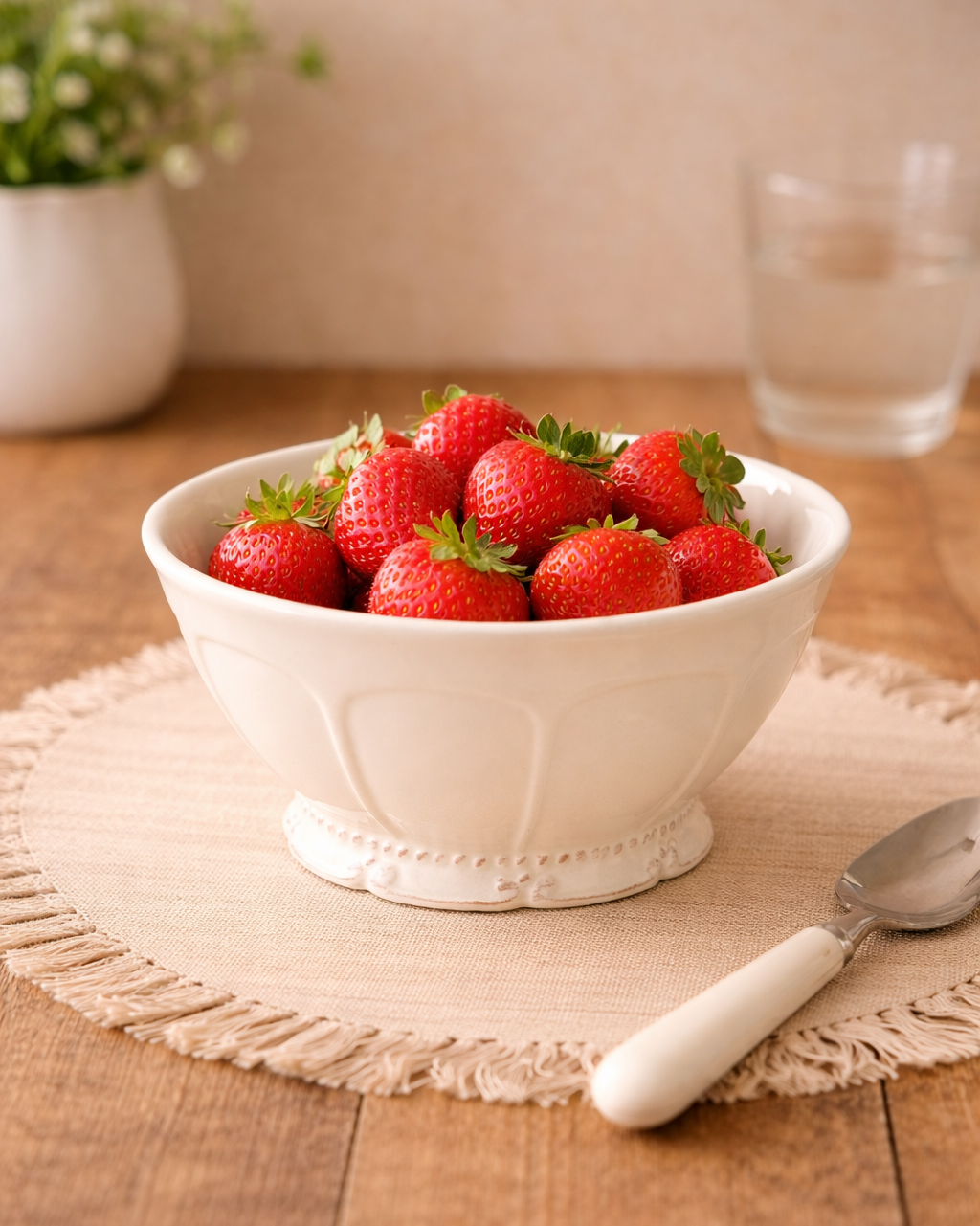 ciotola avorio stile shabby rustico