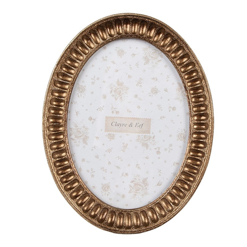 cornice ovale dorata regalo per lei