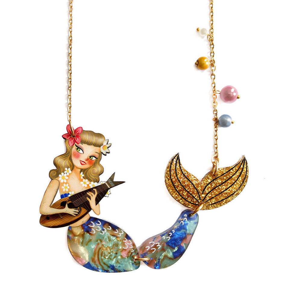 collana realizzata a mano sirena