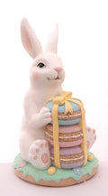 Coniglietto bianco con macaroons