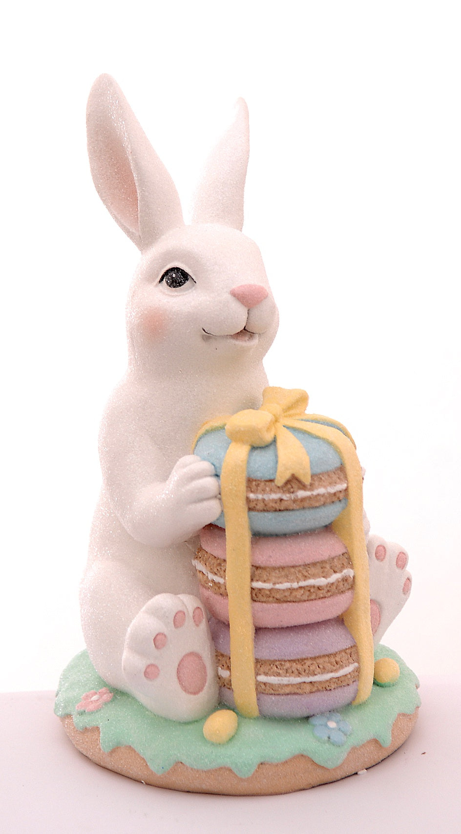 Coniglietto bianco con macaroons