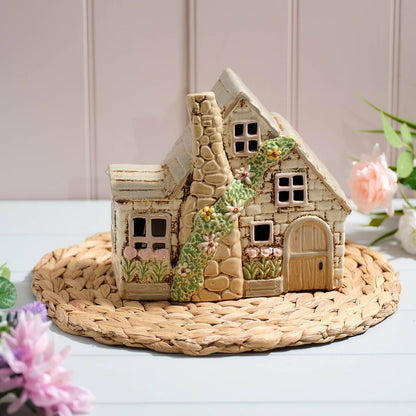cottage porta tealight decorazione per la casa