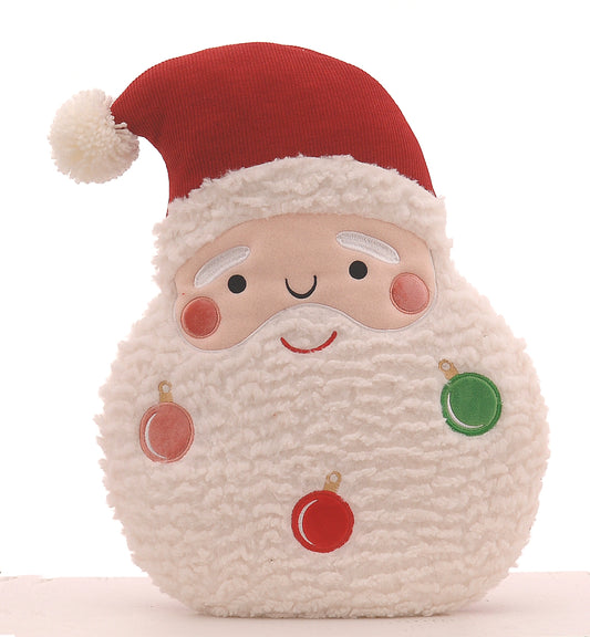 cuscino viso babbo natale