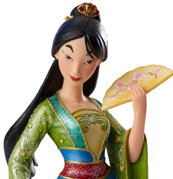 statua da collezione disney Mulan haute couture