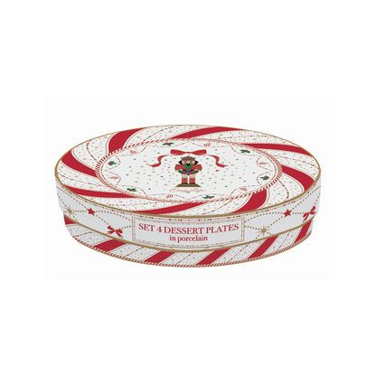 box idea regalo set 4 piattini dolce natale
