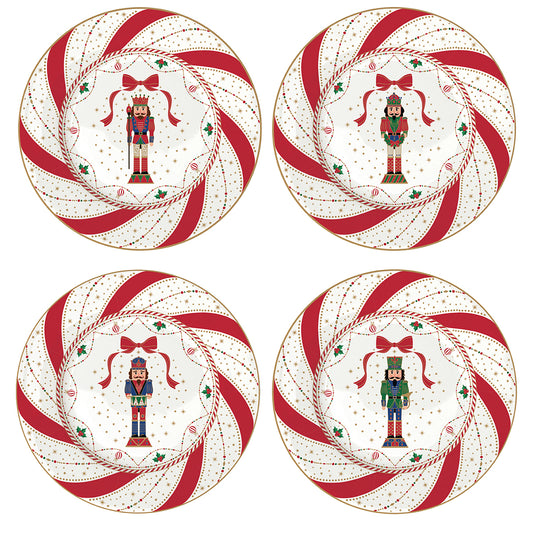 easy life set piattini dolce nutcracker twist