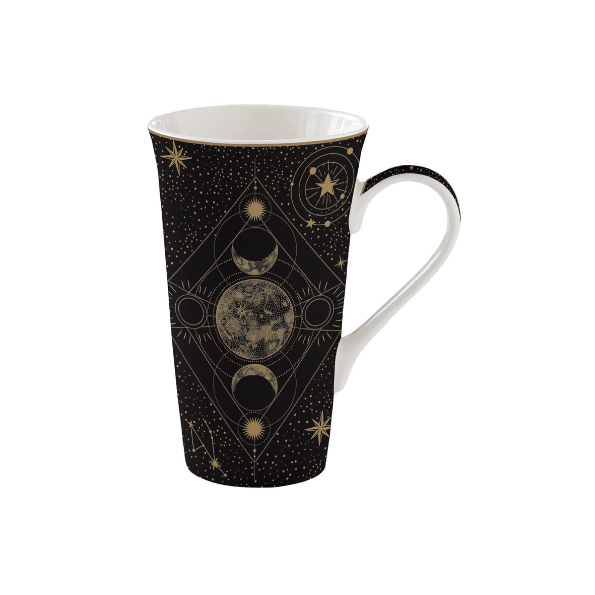 tazza grande nera tisana wicca