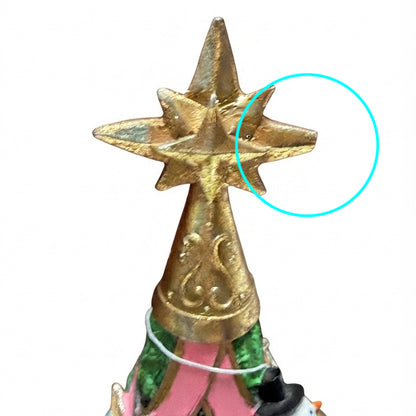 dettaglio albero natalizio edg resina