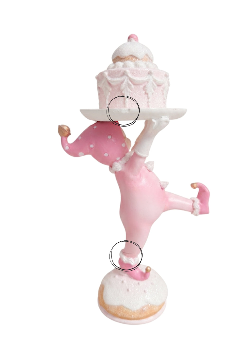 decorazione casa edg bimba con torta rosa