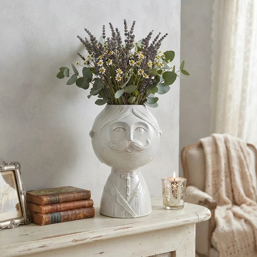 edg vaso uomo busto avorio