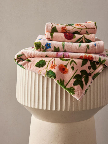 Essenza - Marigold set asciugamani viso e ospite Rosa