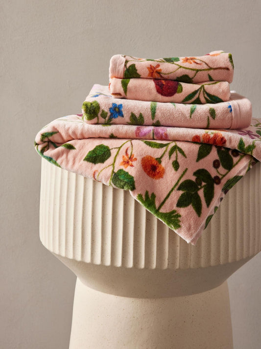 Essenza - Marigold set asciugamani viso e ospite Rosa