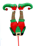 gambe elfo albero di natale