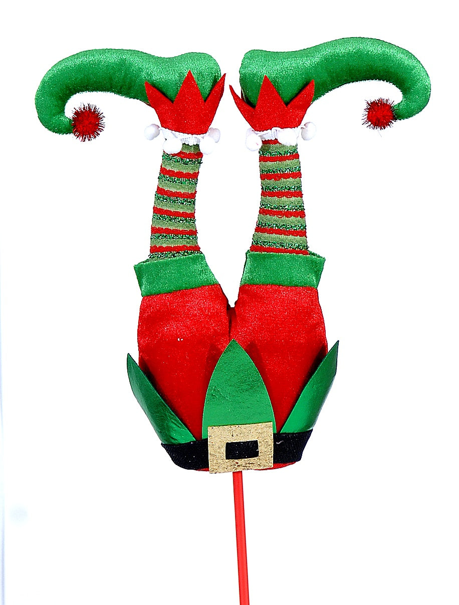 gambe elfo albero di natale
