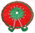 gonna copri base albero natalizio elfo