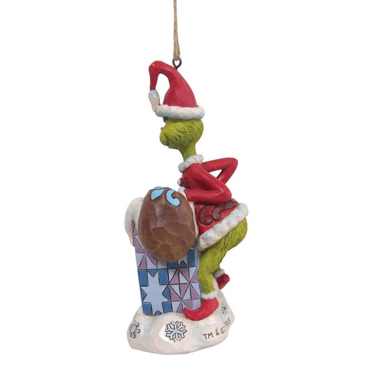 addobbo natalizio da appendere grinch ruba regali 
