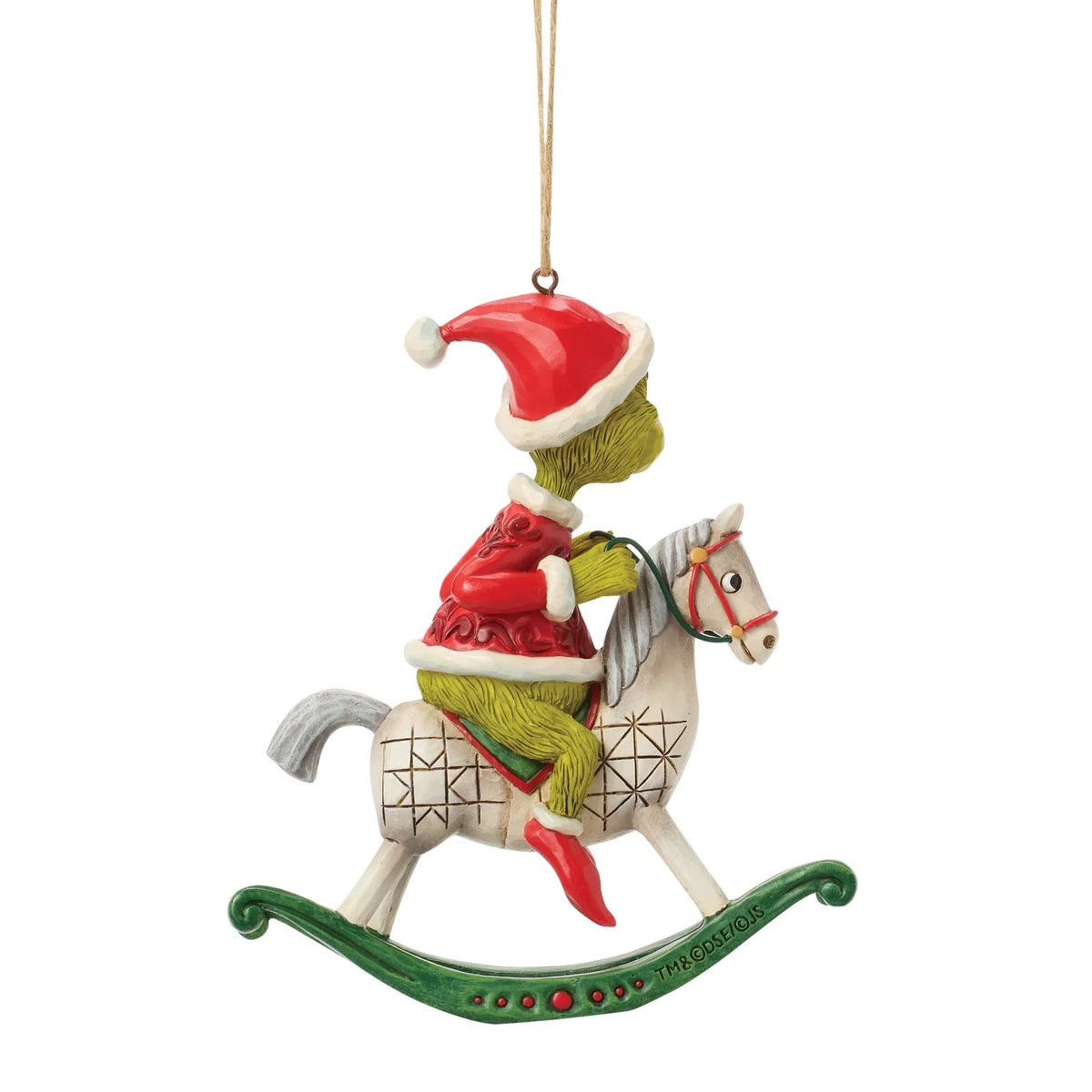 grinch cavallo dondolo jim shore retro