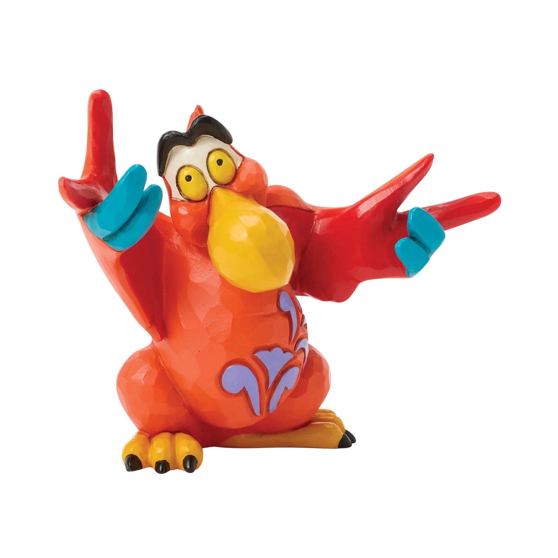 pappagallo jafar Aladdin figurina da collezione