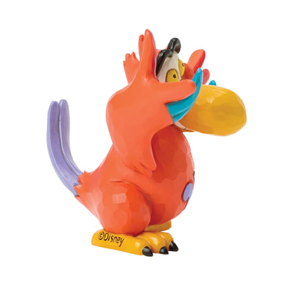 dettaglio figurina pappagallo rosso Aladdin Iago